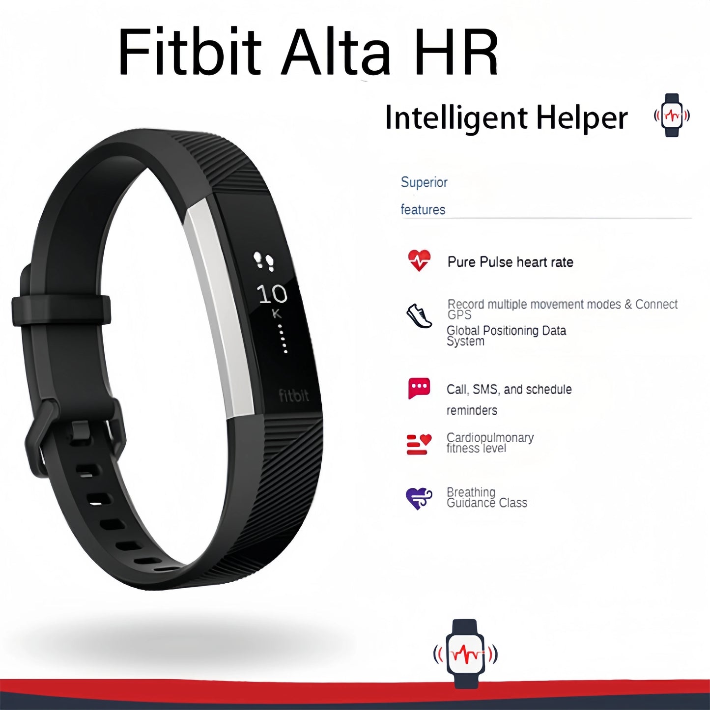 Fitbit Alta HR smart sports watch